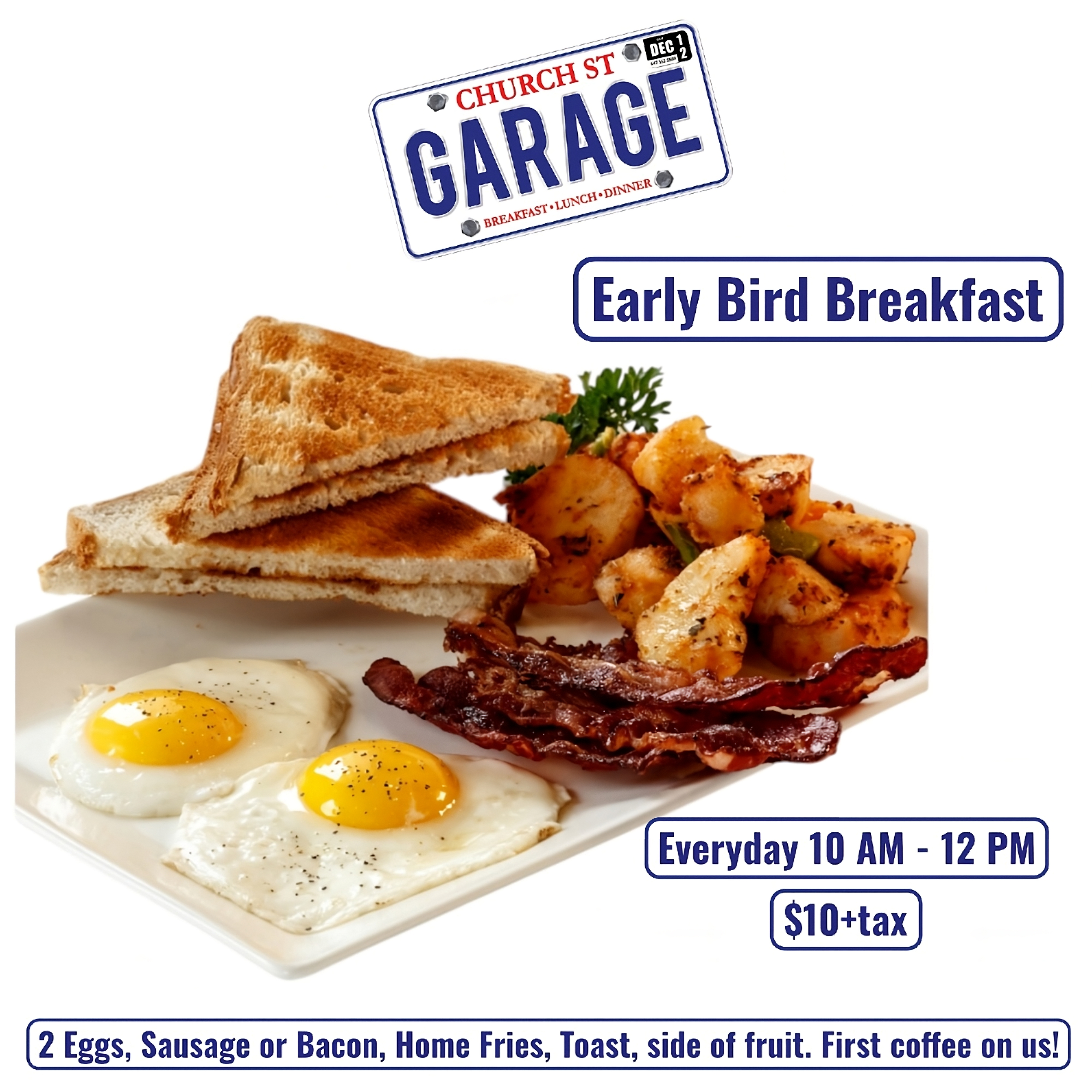 Early Bird Breakfast Special